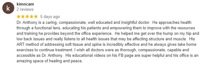 Chiropractic Cardiff CA Kim Testimonial